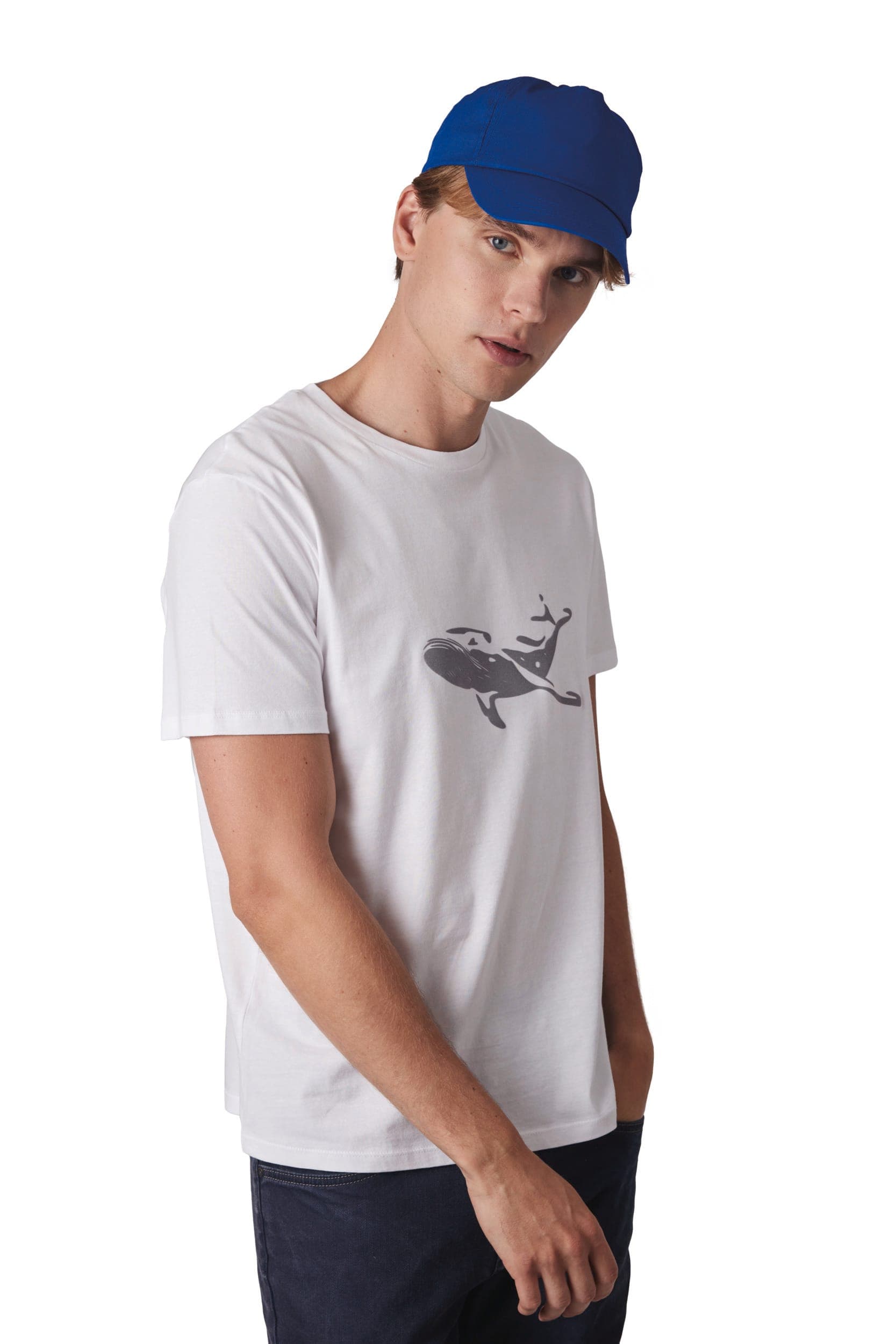 Casquette 5 panneaux en situation