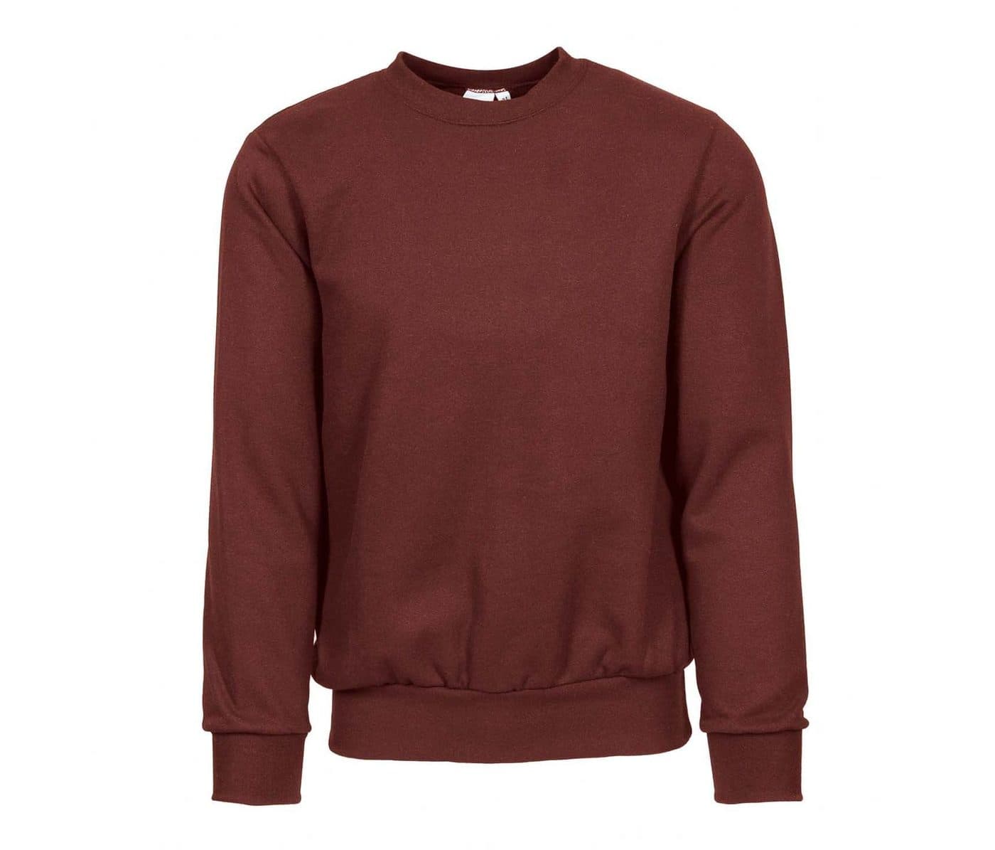 SWEAT CREW NECK coloris Bordeaux sport