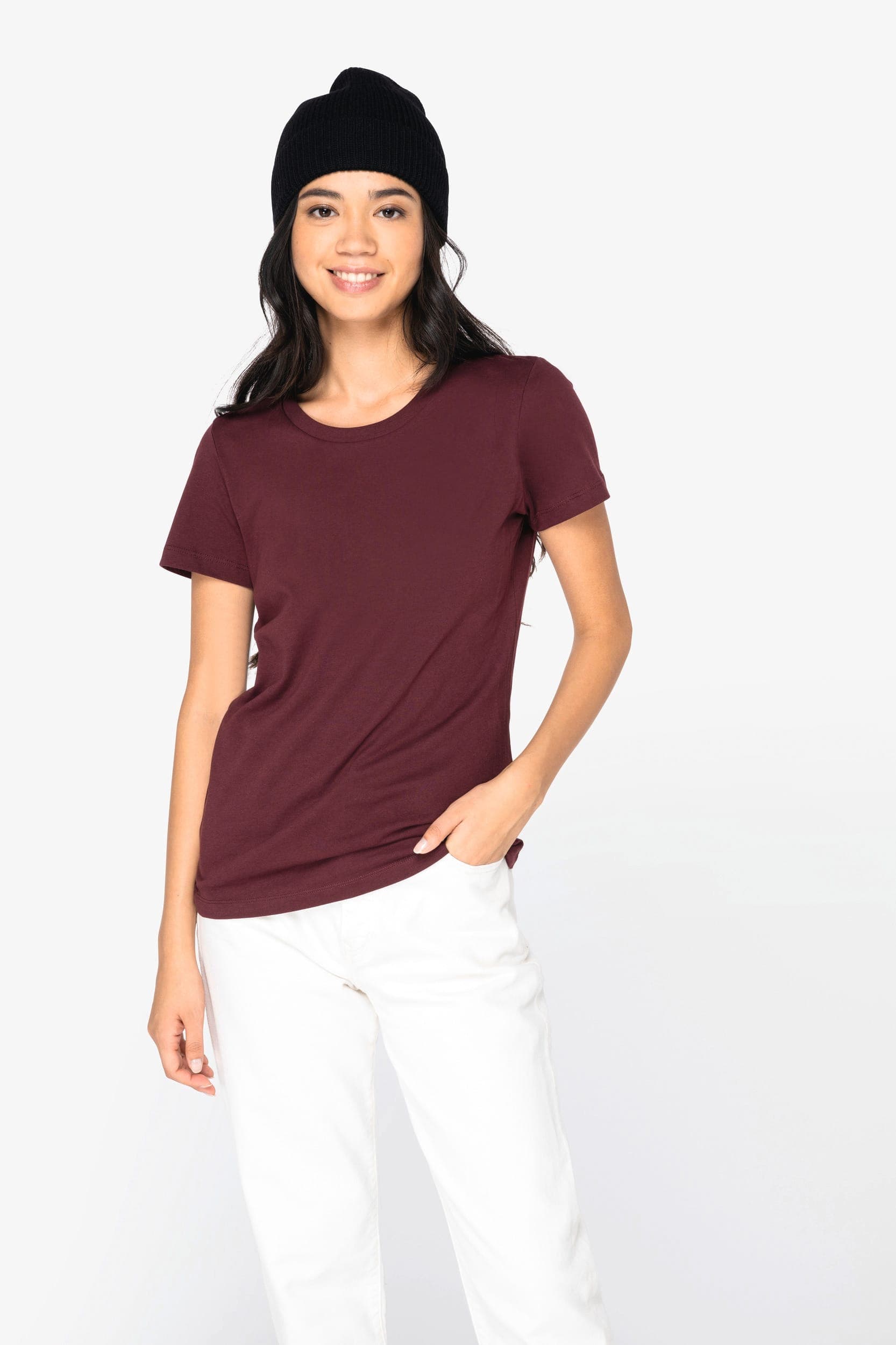 T-shirt écoresponsable femme en situation