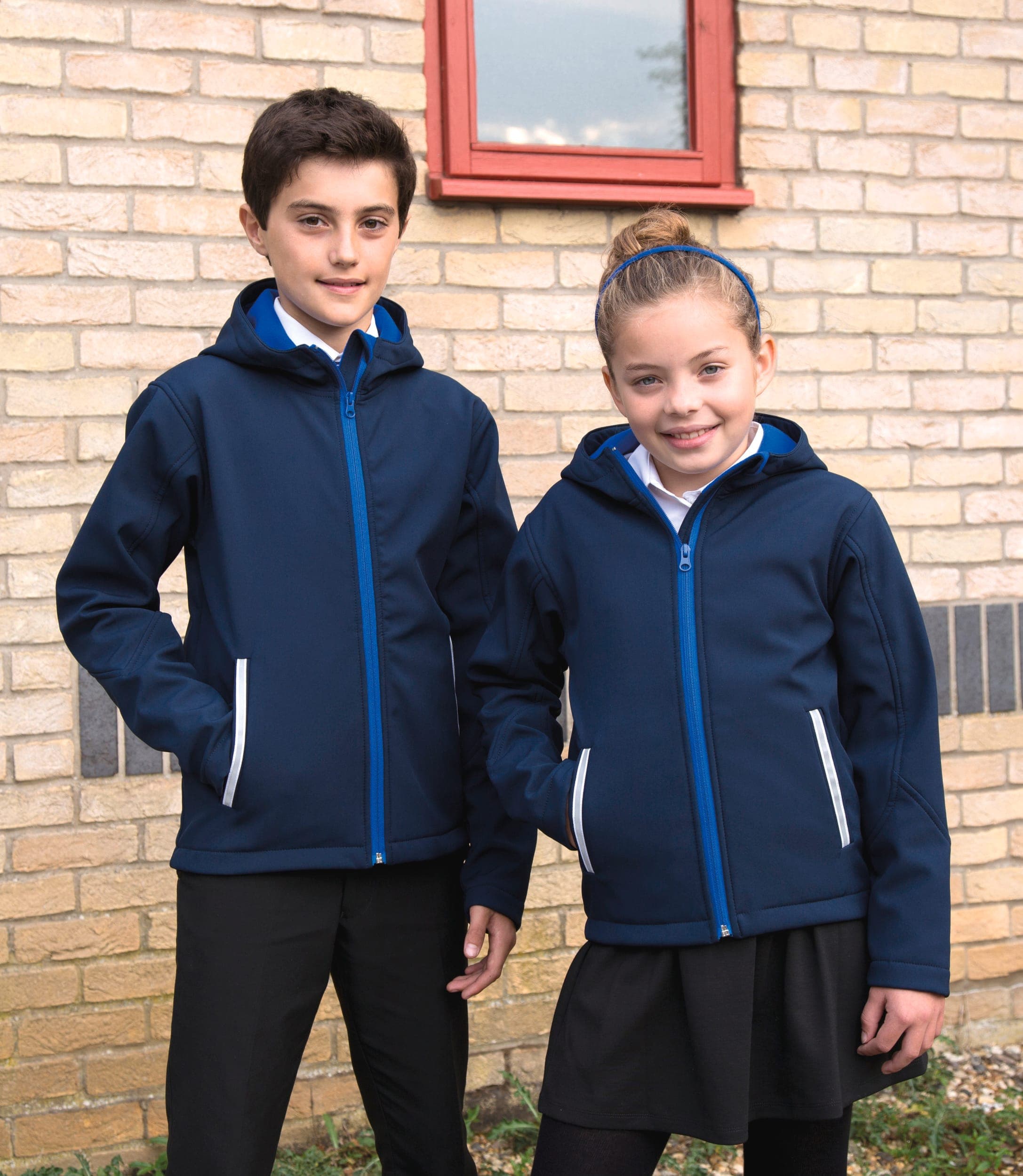 Veste Softshell Capuche Enfant en situation