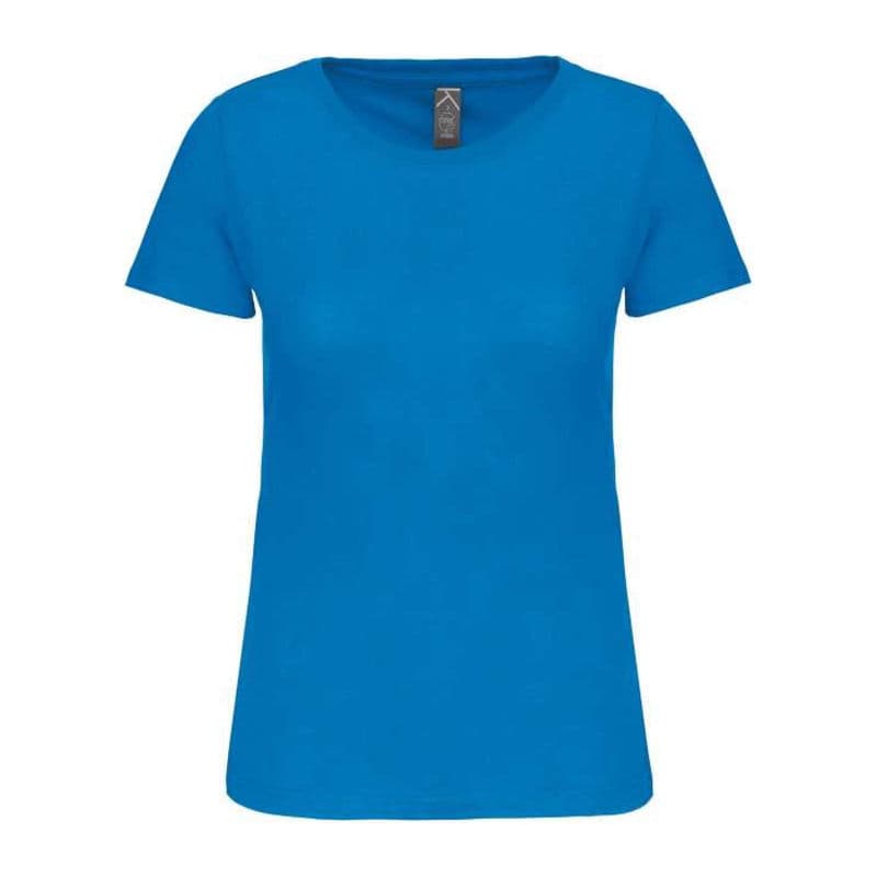 Ladies' Bio150Ic Crew Neck T-Shirt coloris Bleu tropical