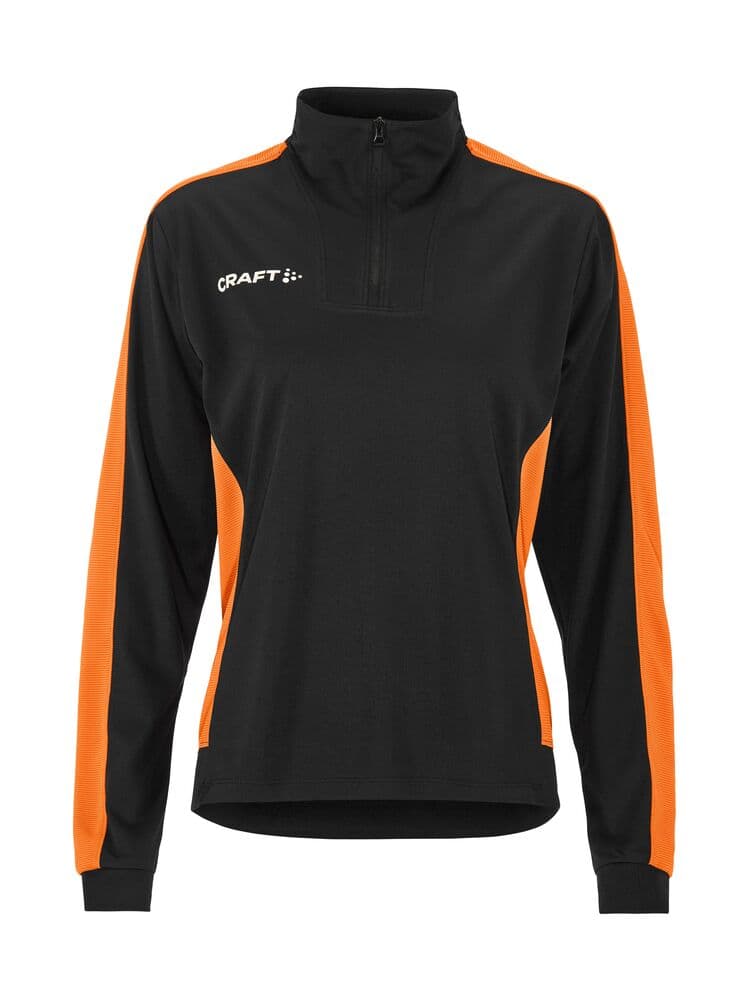 Craft Evolve 2.0 contrast half zip w coloris Noir / Orange