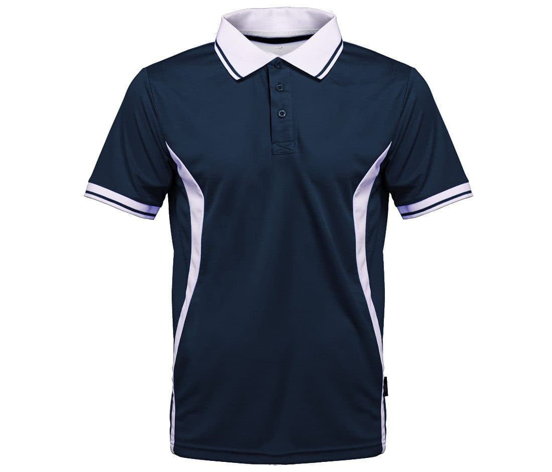 SPORT POLO MEN coloris Marine / Blanc