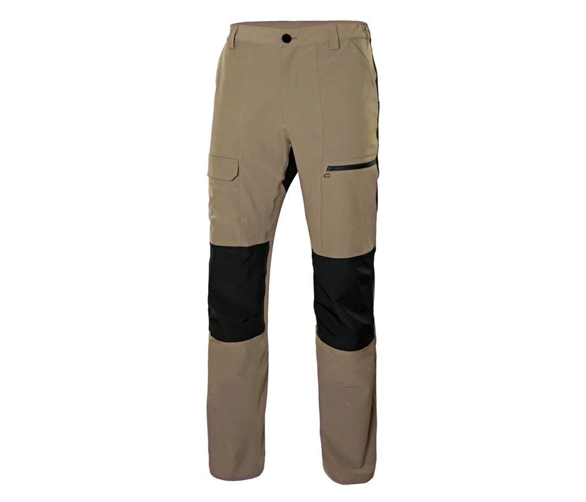 PANTALON DE TREKKING STRETCH coloris Beige arena / Noir