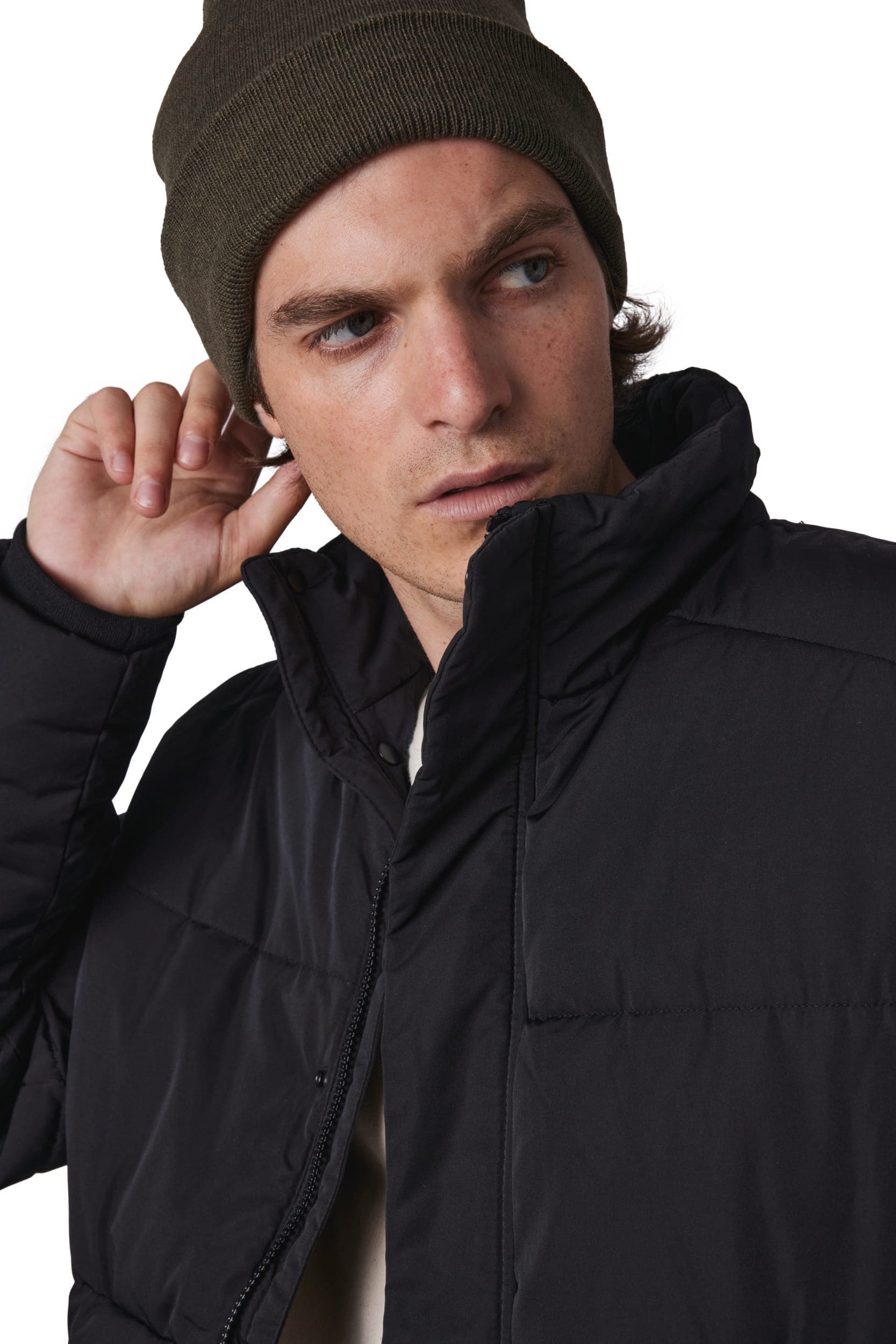 Bonnet recyclé avec doublure Thinsulate™ en situation