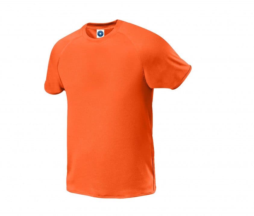 MEN'S SPORTS T-SHIRT coloris Orange fluo