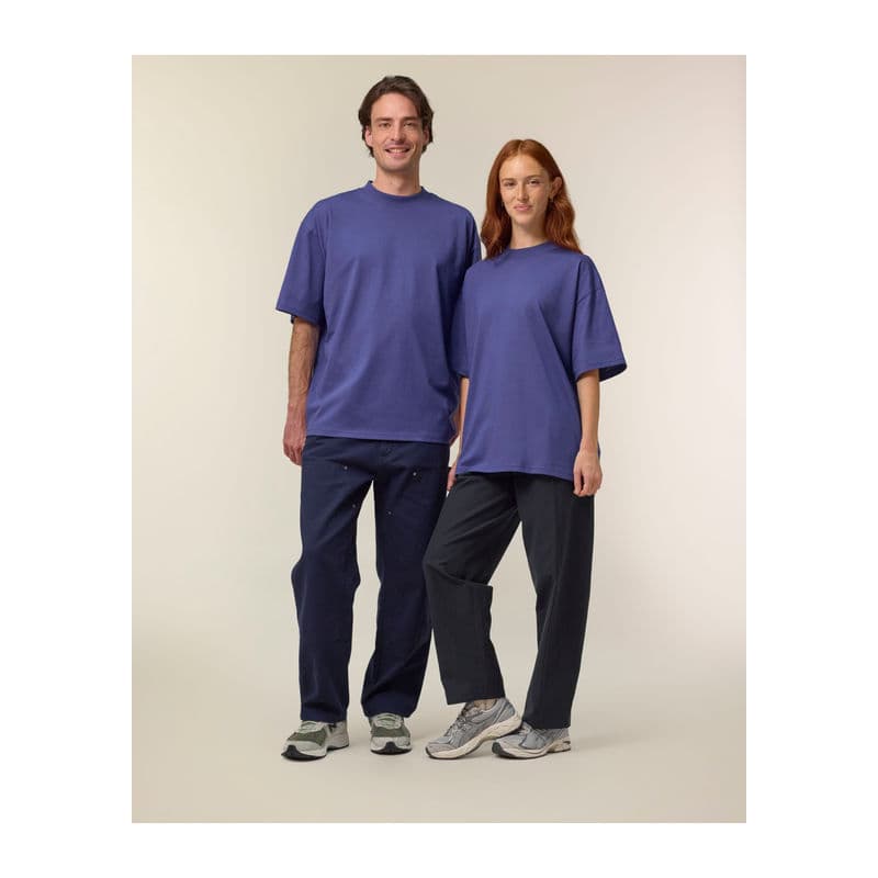 Blaster 2.0 unisex oversized high neck t-shirt coloris Crépuscule