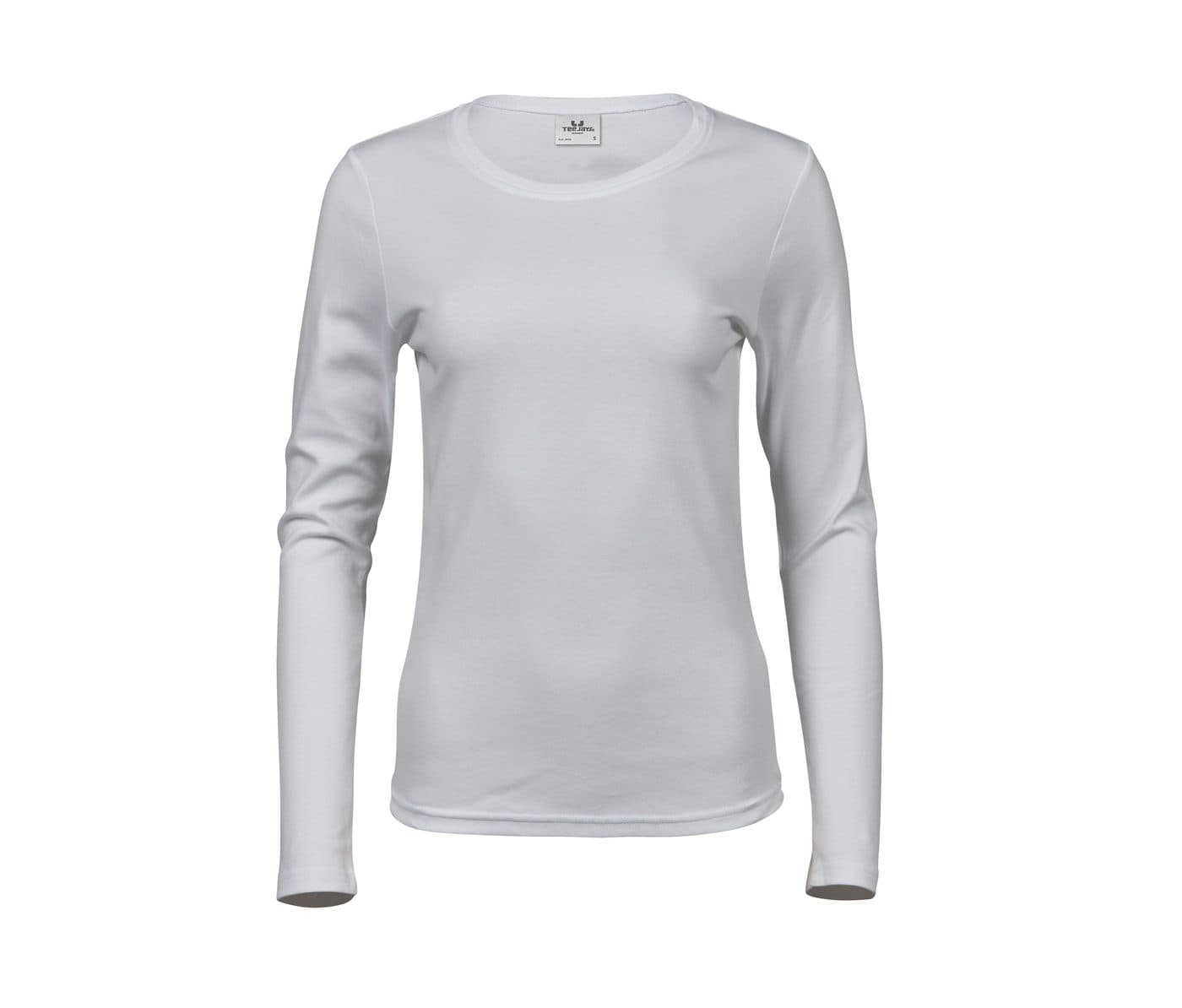LADIES LONG SLEEVE INTERLOCK TEE coloris Blanc
