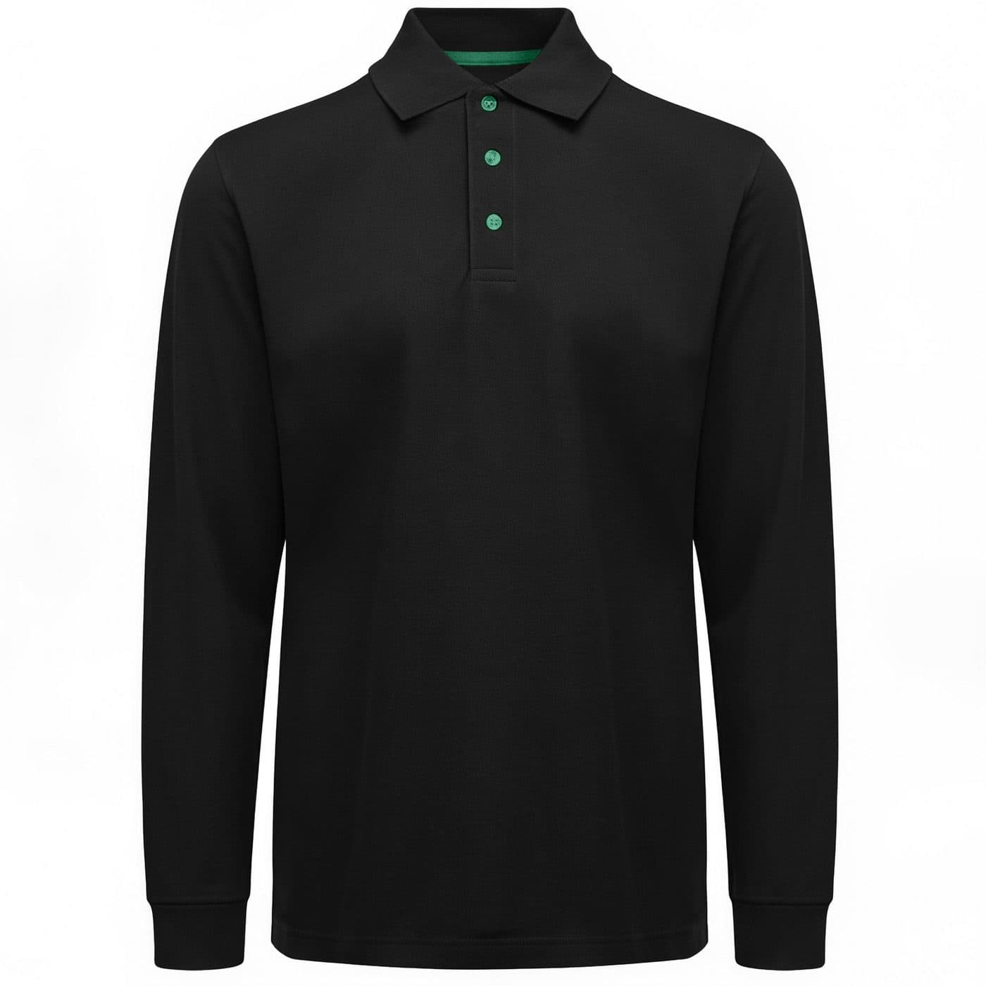 SPIRIT MEN LONG SLEEVES coloris Noir / Vert kelly