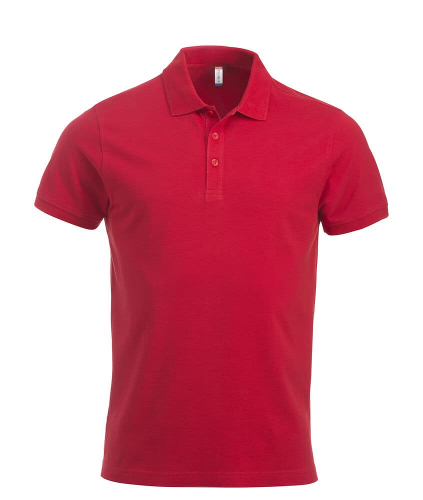 Clique Classic Lincoln S/S Polo coloris Rouge