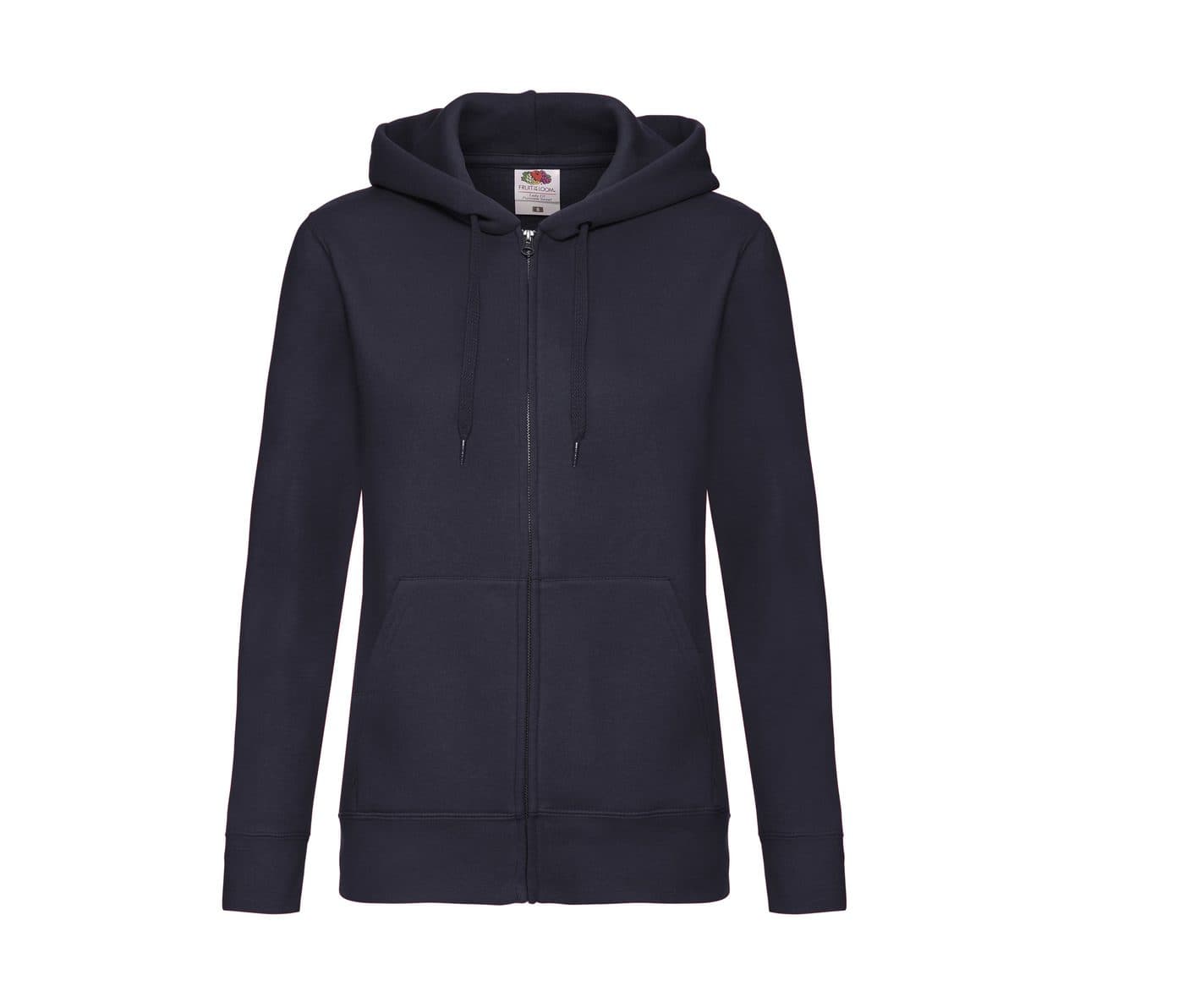 LADIES PREMIUM HOODED SWEAT JACKET coloris Marine profond