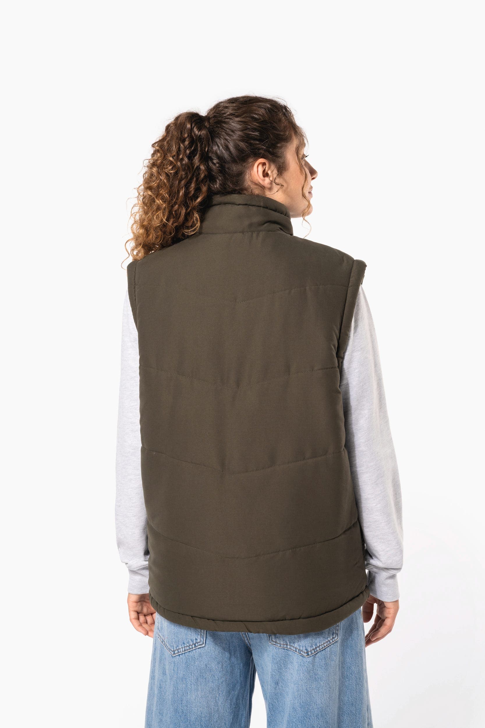 Bodywarmer doublé polaire unisexe en situation