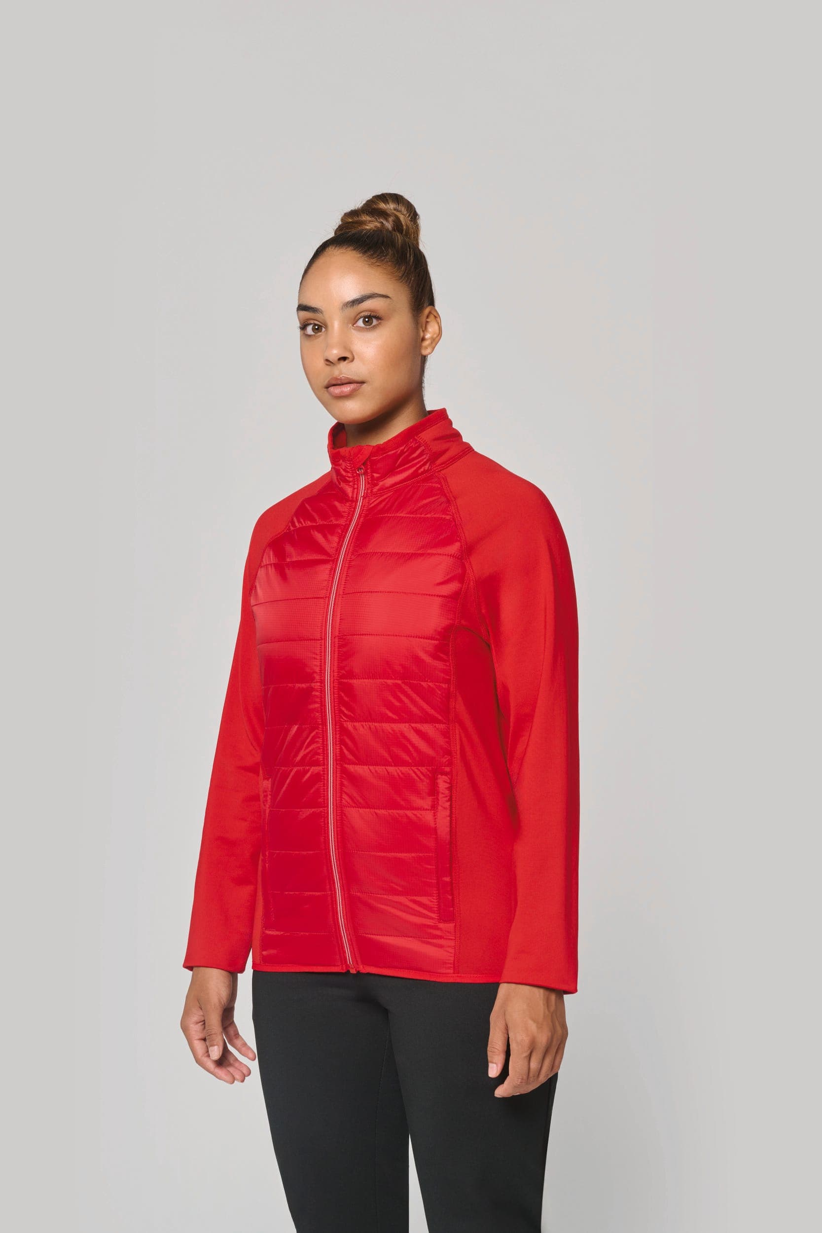 Veste sport bi-matière unisexe en situation