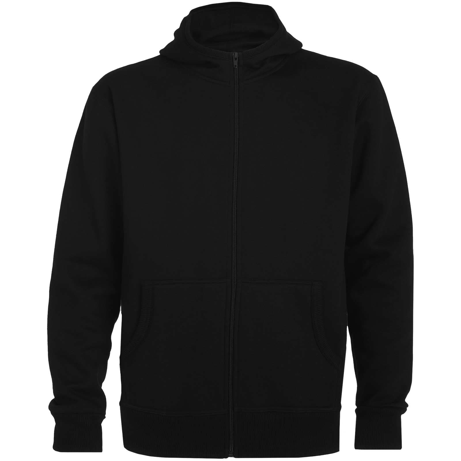 Sweat zippé à capuche de 280 g/m² Montblanc unisexe coloris Noir