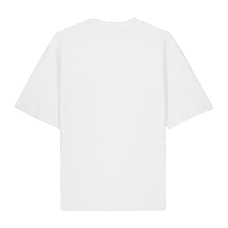 Blaster 2.0 unisex oversized high neck t-shirt coloris Blanc