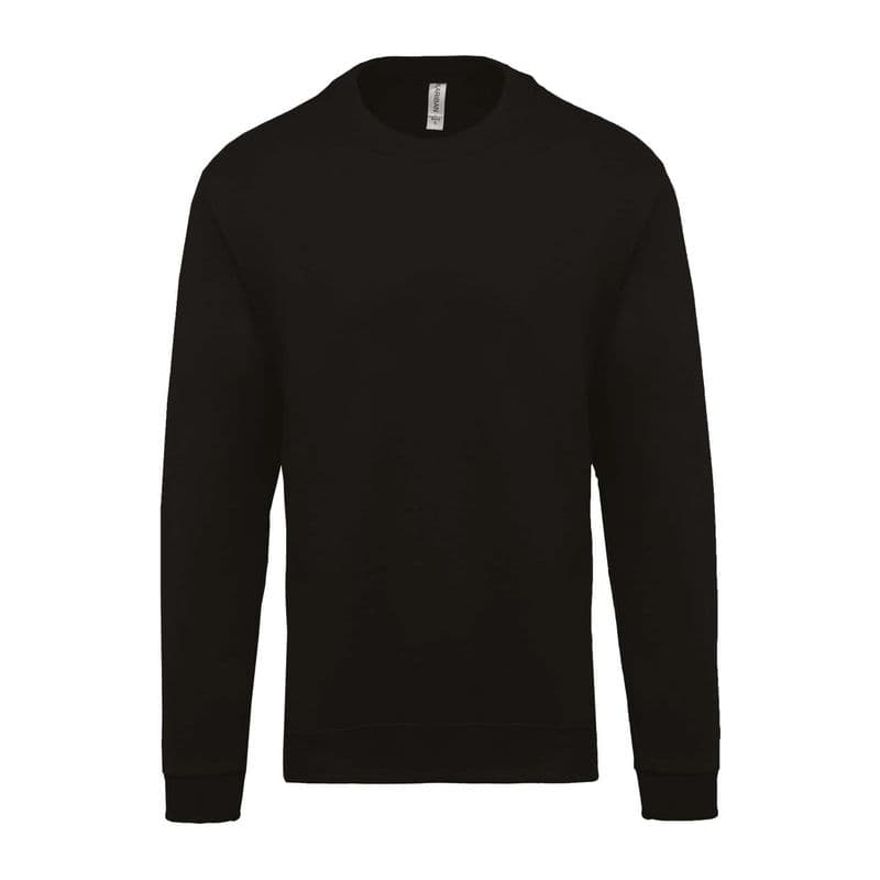 Crew Neck Sweatshirt coloris Noir