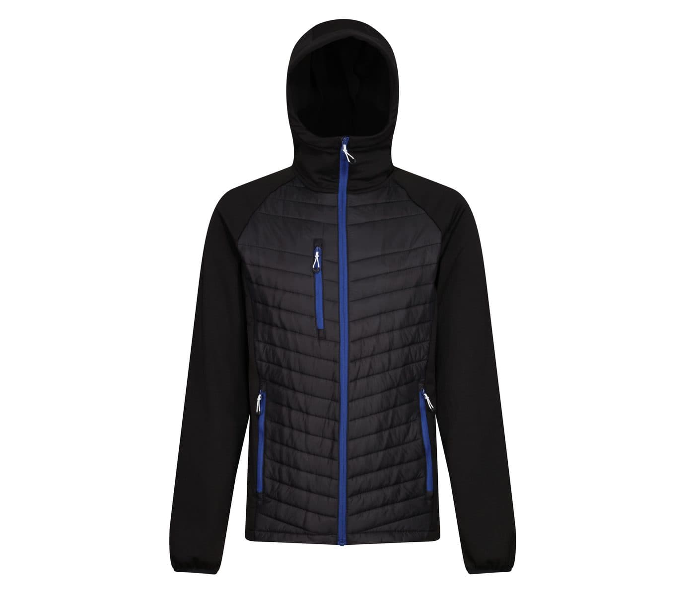 MEN'S NAVIGATE HYBRID JACKET coloris Noir / Bleu roi