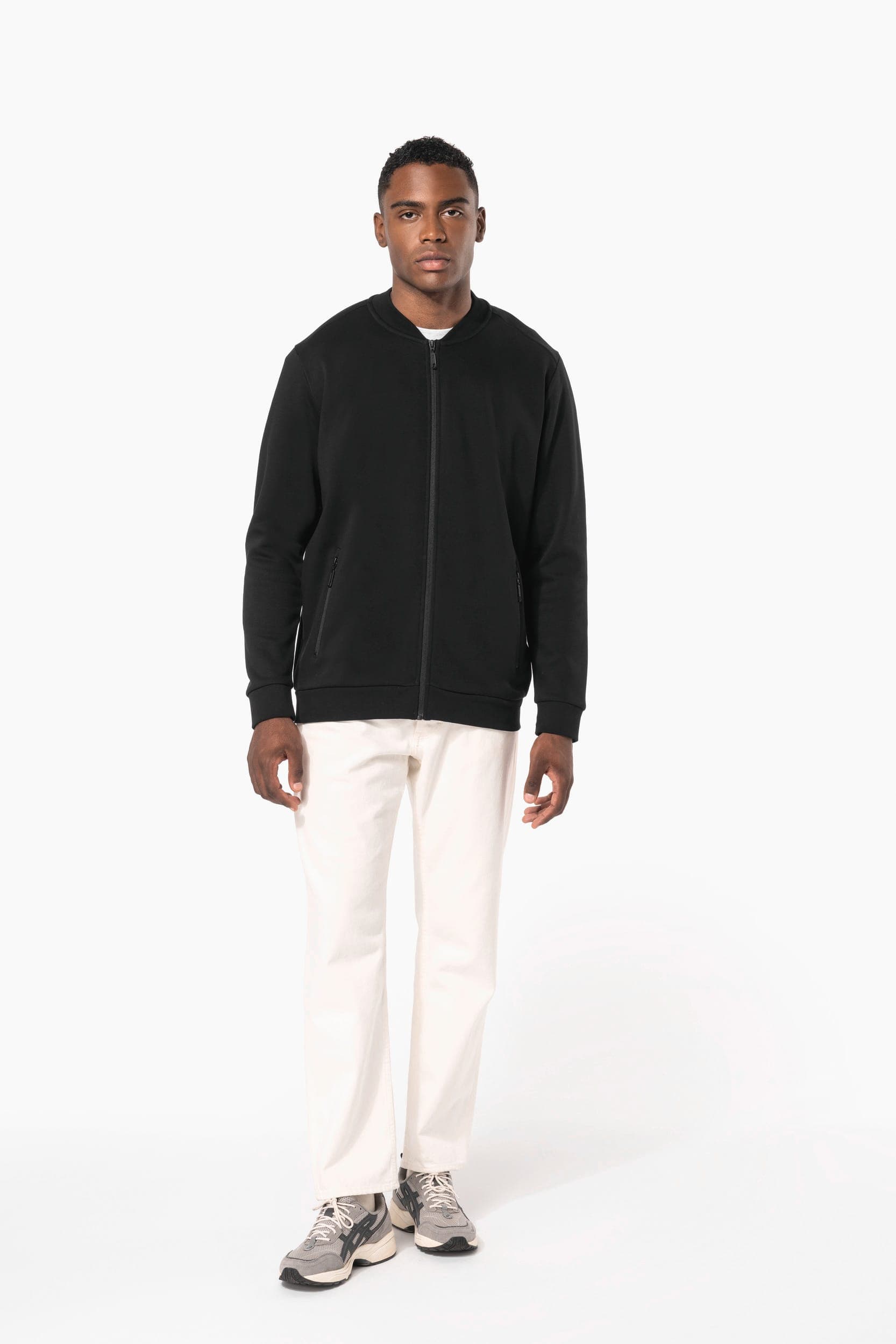 Veste molleton zippée homme en situation