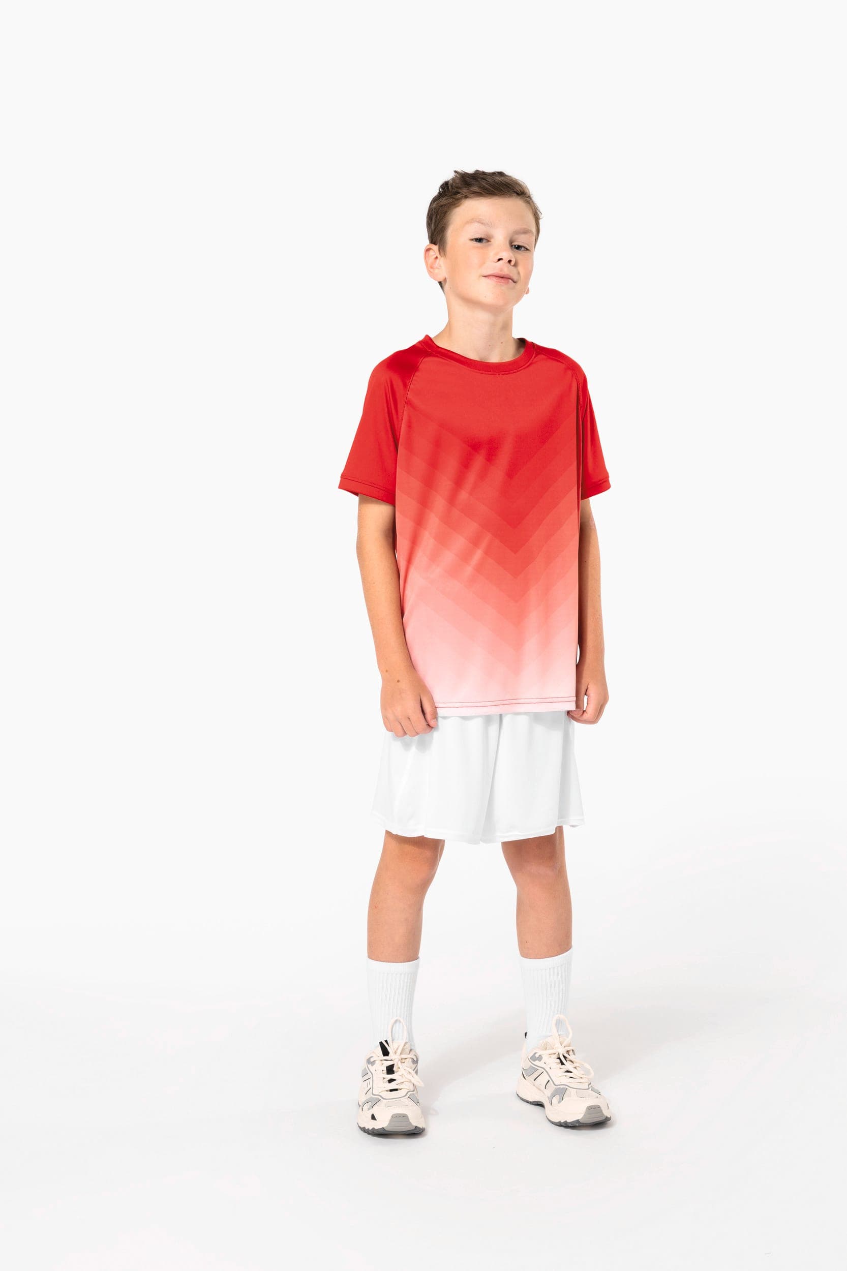 Maillot multisport polyester sublimé enfant en situation