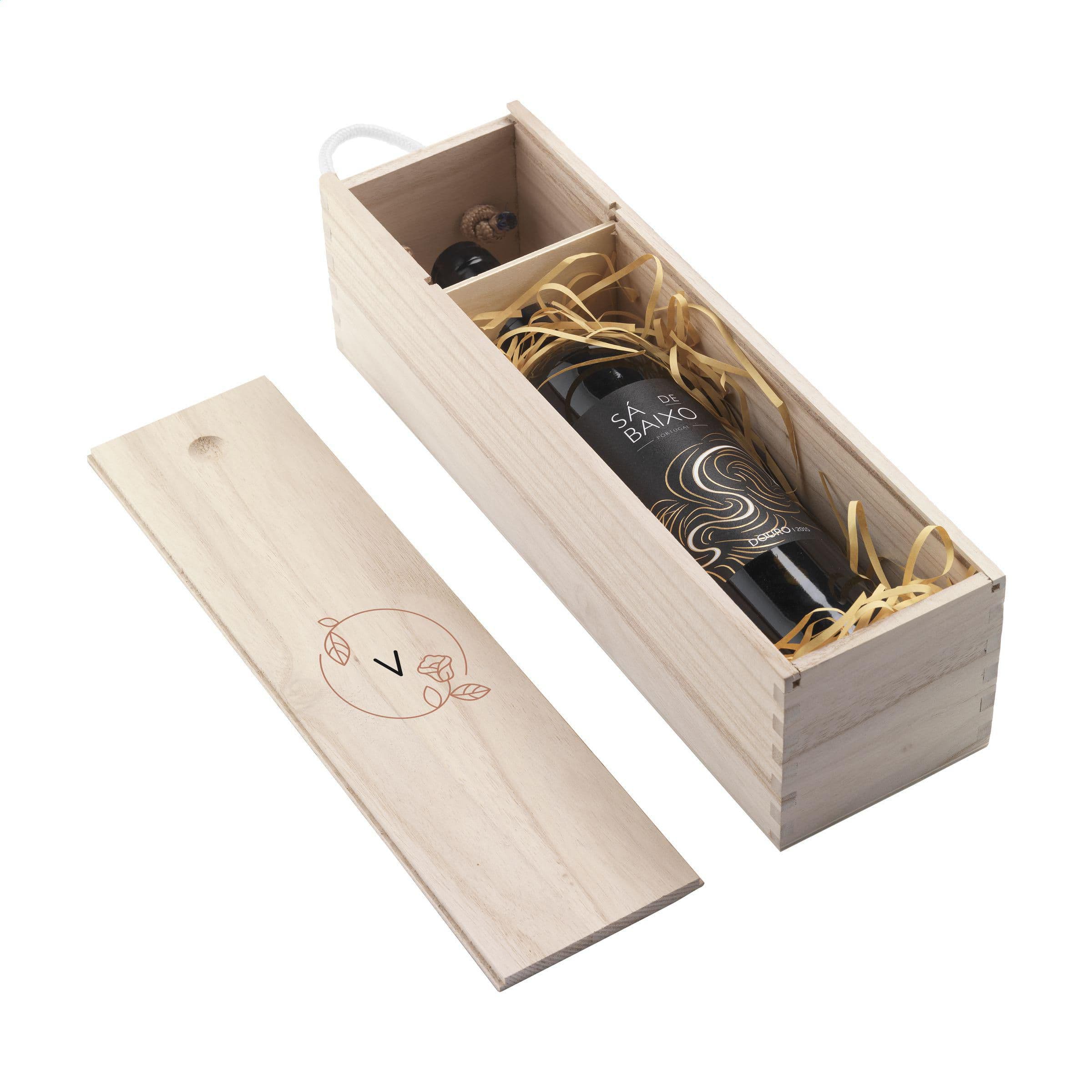 Boîte à vin WineWood en situation