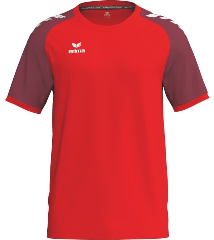 WINGS Jersey Shortsleeve coloris Rouge / Bordeaux