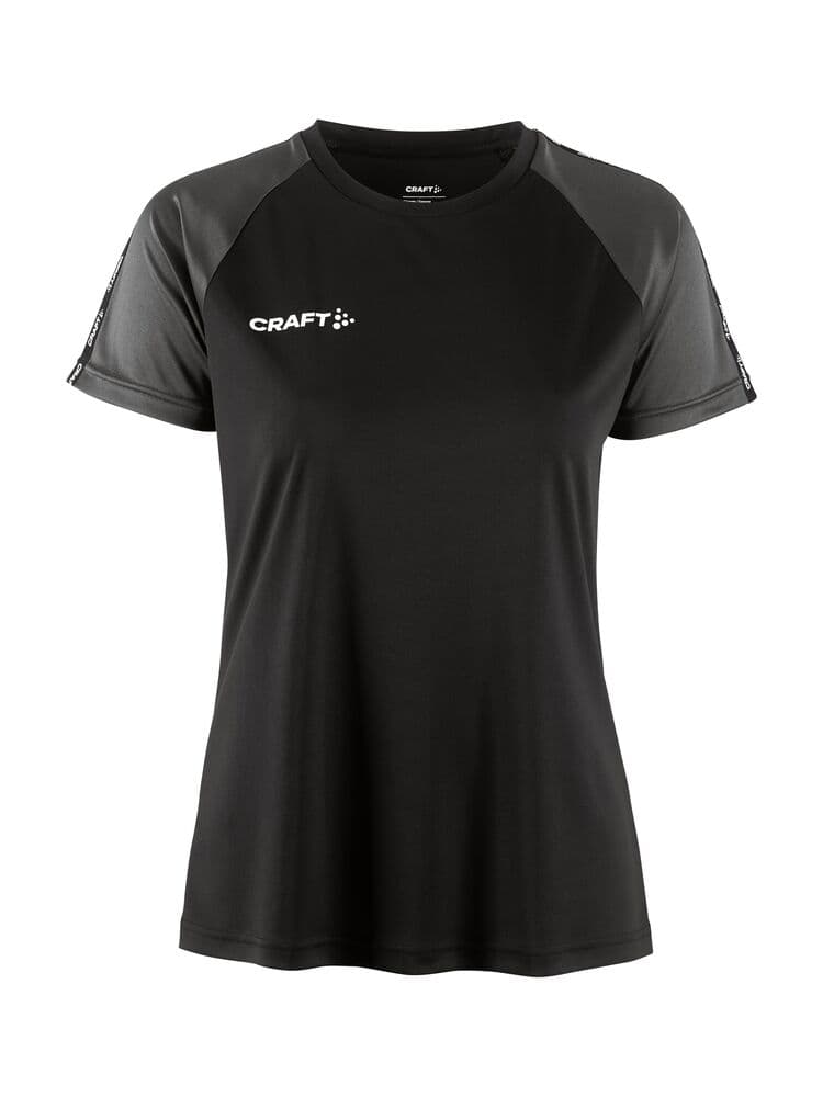 Craft Squad go contrast jersey w coloris Noir / Gris