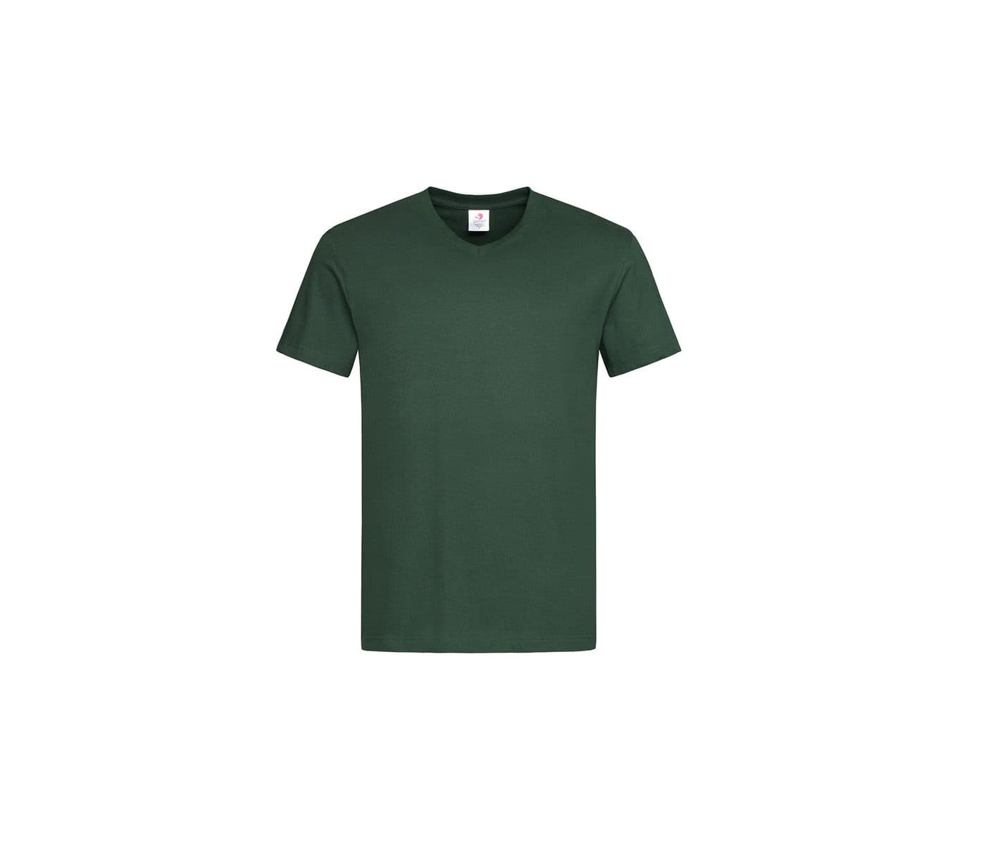 CLASSIC-T V-NECK coloris Vert bouteille