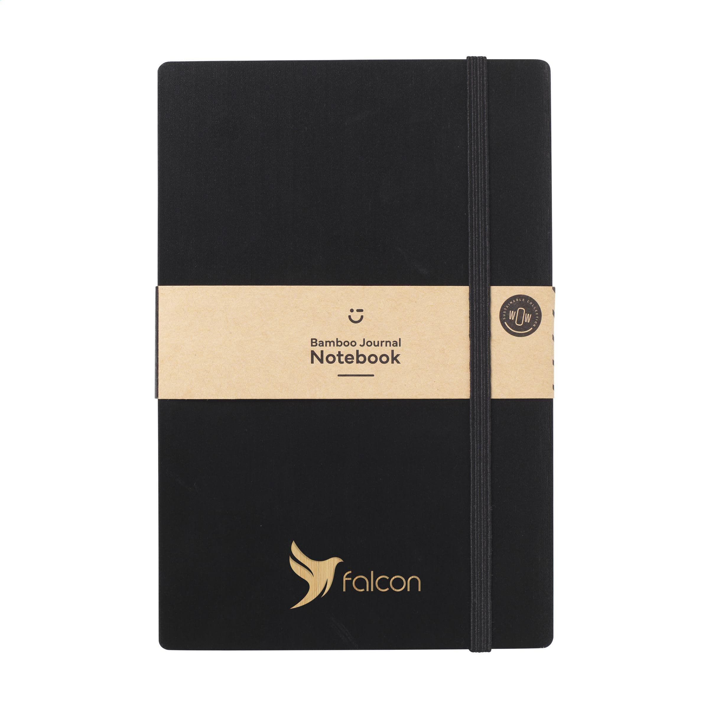 Carnet de notes bambou dos nu noir A5