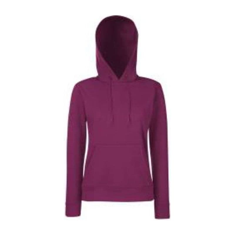 LADIES CLASSIC HOODED SWEAT coloris Bordeaux