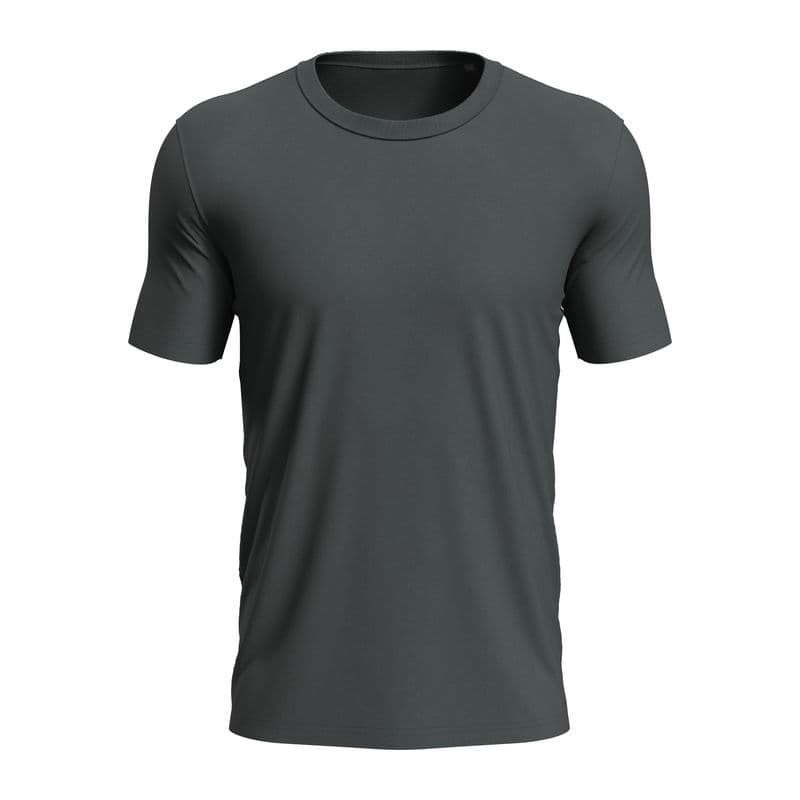 Morgan Crew Neck Unisex T-shirt coloris Gris ardoise