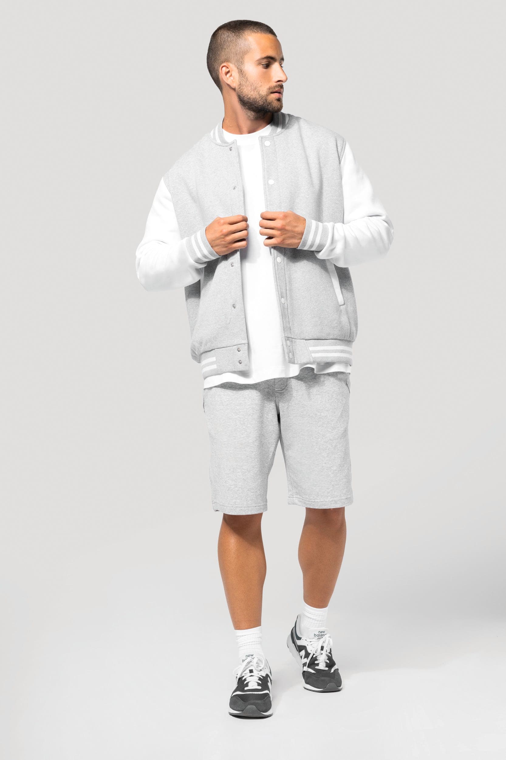 Blouson molleton teddy unisexe en situation