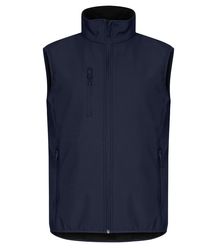 Clique Classic Softshell Vest coloris Marine foncé