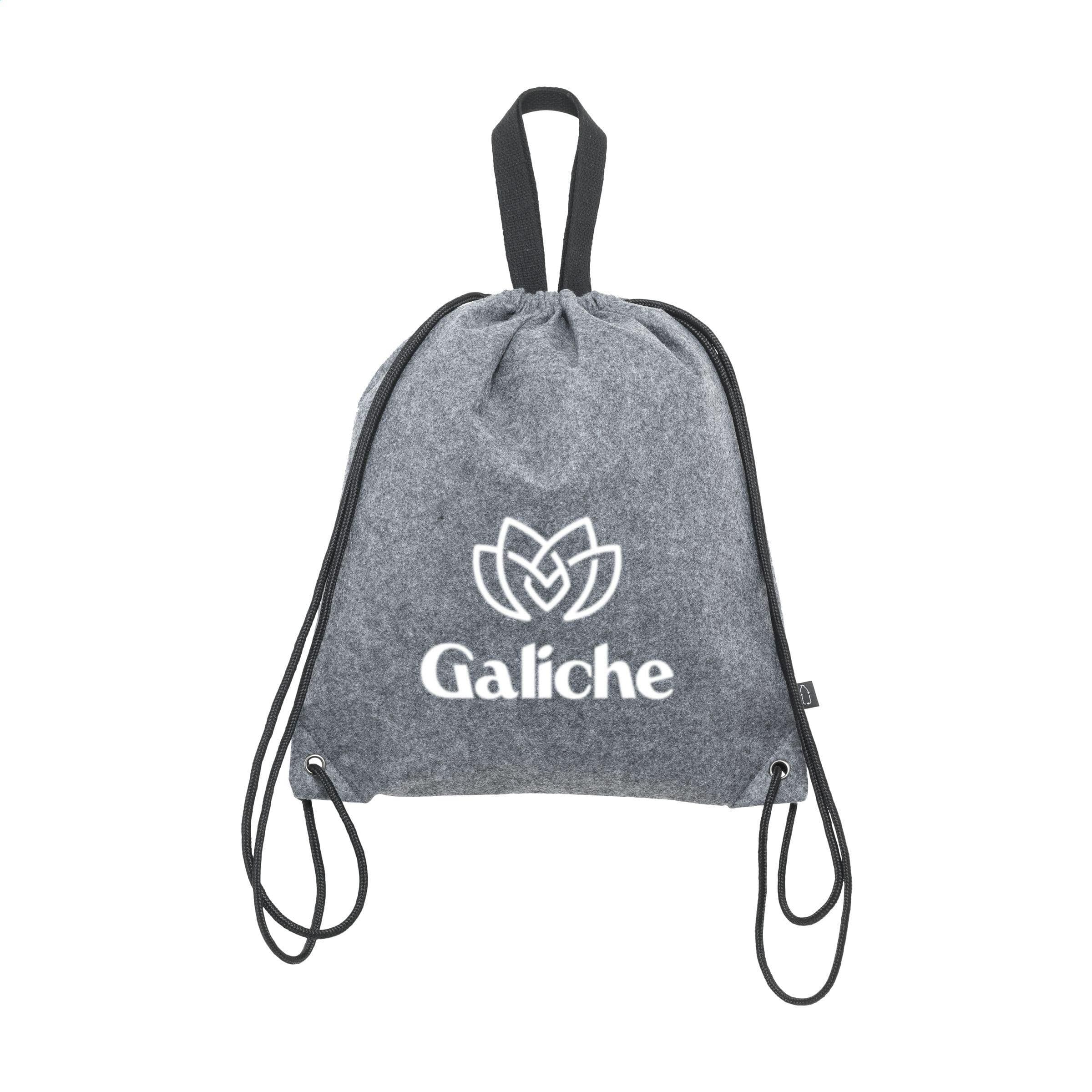 Sac à dos PromoBag Plus feutre GRS RPET en situation