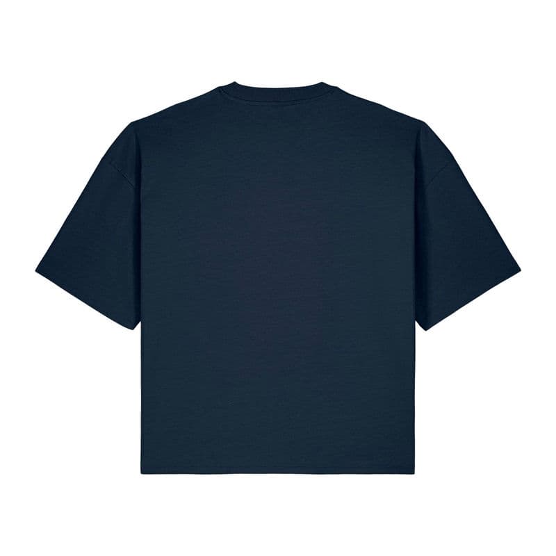 The Hypster unisexe t-shirt boxy coloris Bleu marine