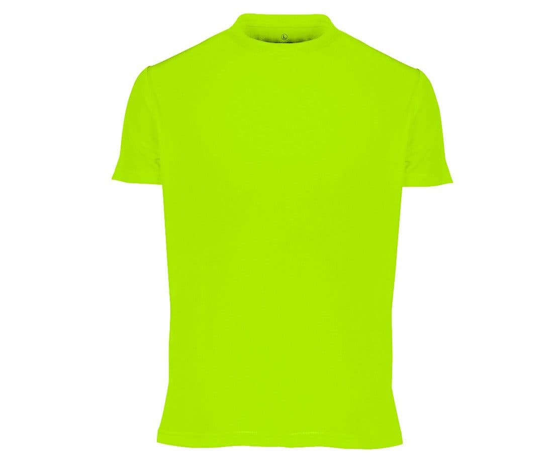 MEN'S NO LABEL SPORT TEE-SHIRT coloris Vert fluo