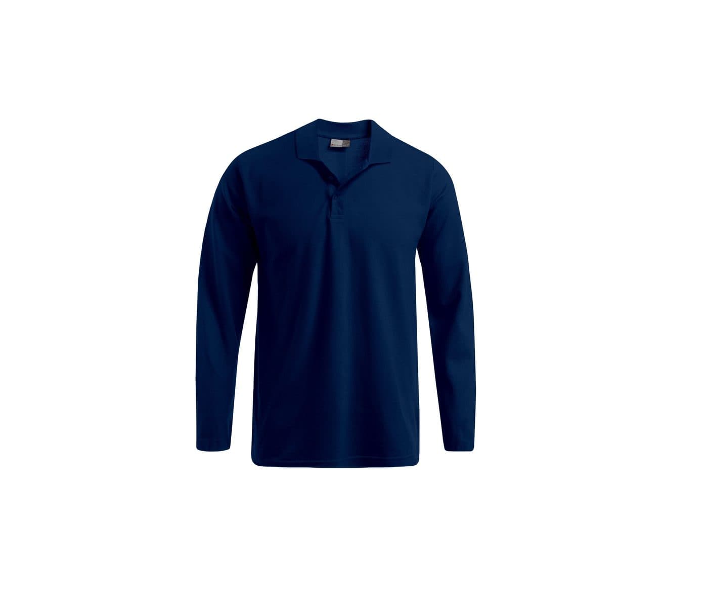MEN’S LONG SLEEVE HEAVY POLO coloris Marine