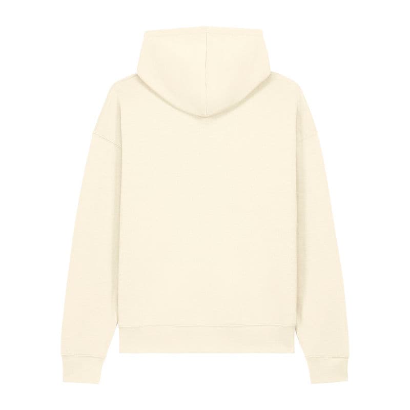 The iconic mid-light relaxed hoodie sweatshirt coloris Crème