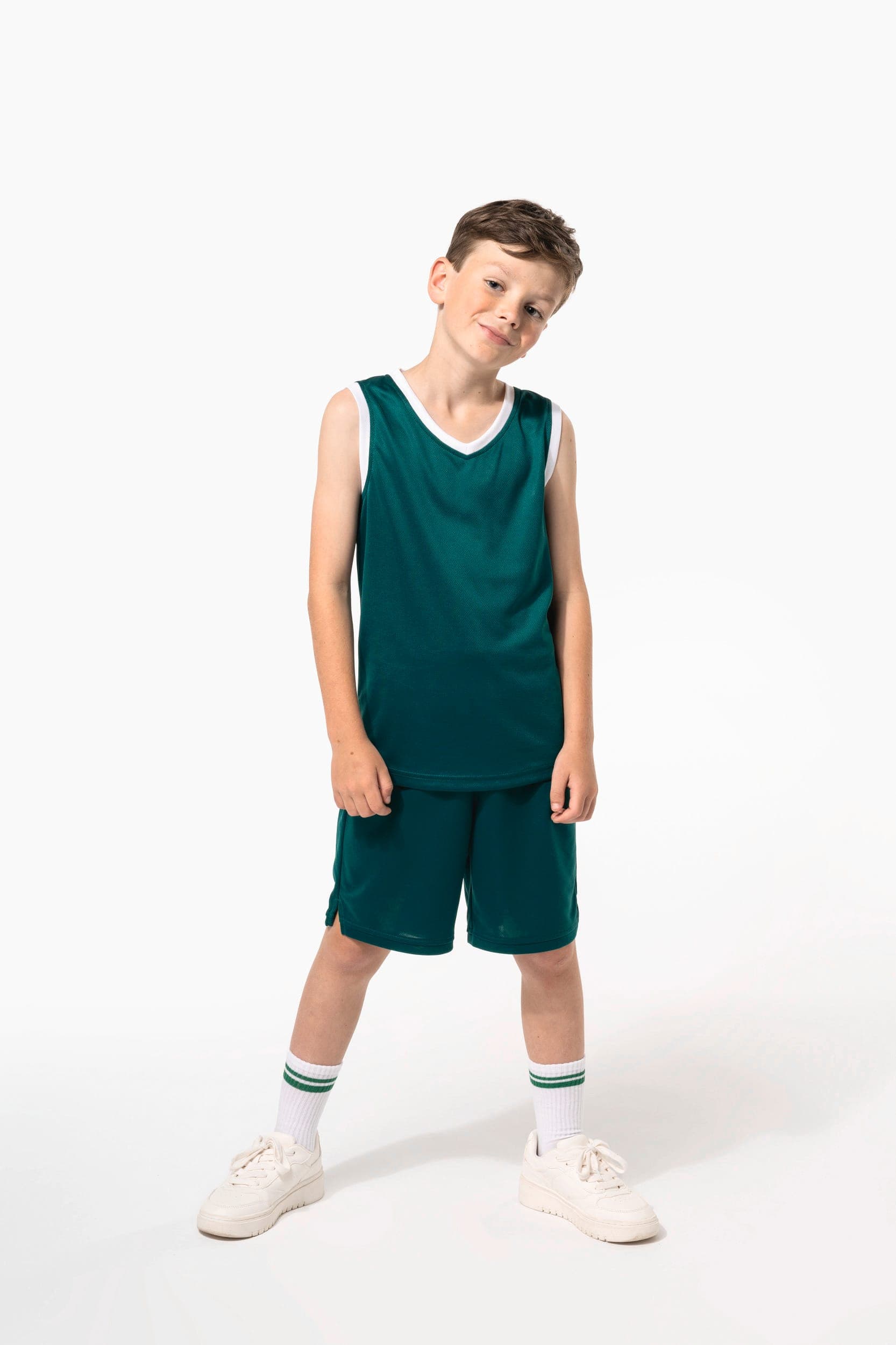 Maillot de basket-ball enfant en situation