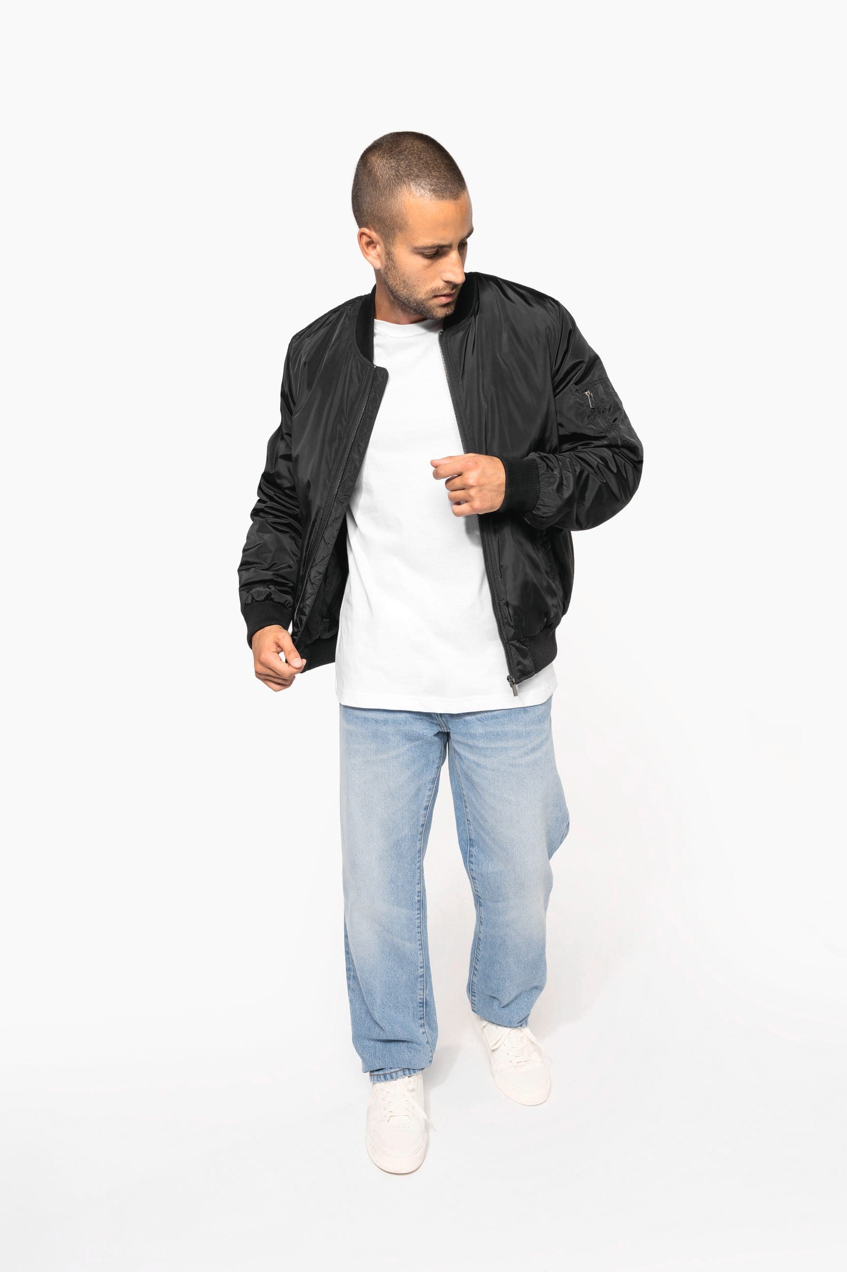 Blouson bomber homme en situation