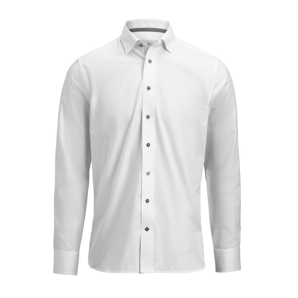 Yellow Bow 56 Coupe Slim coloris Blanc / Gris