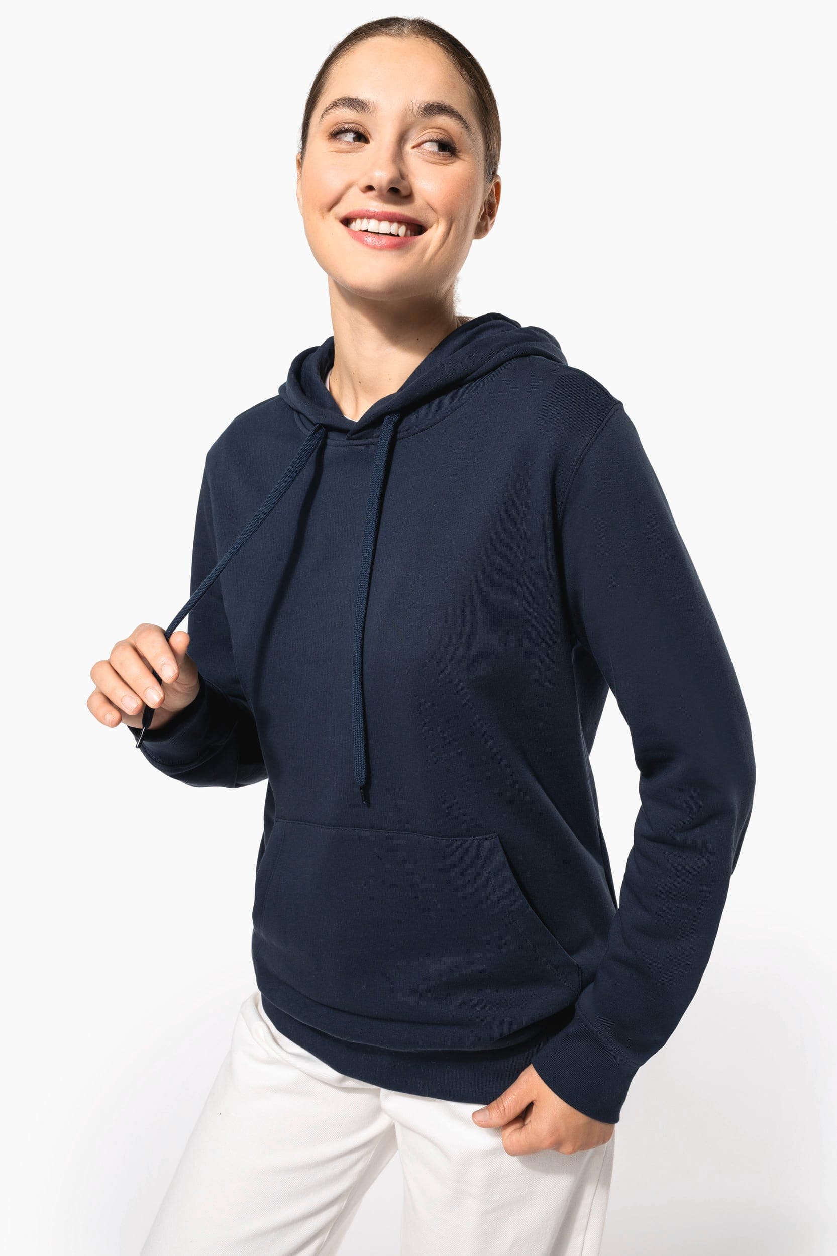 Sweat-shirt à capuche 80/20 unisexe en situation
