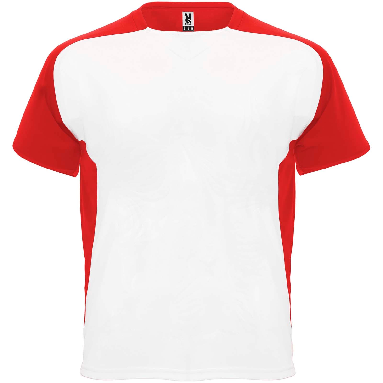 T-shirt de sport Bugatti à manches courtes unisexe coloris Blanc