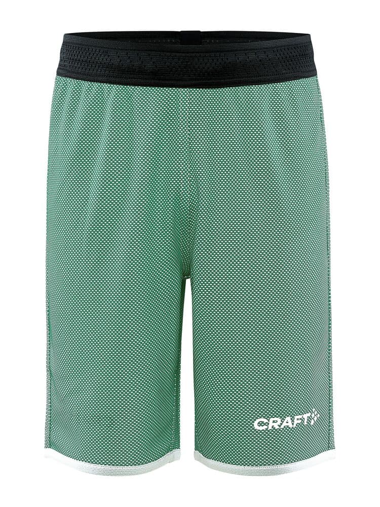 Craft Progress reversible basket shorts jr coloris Vert / Blanc