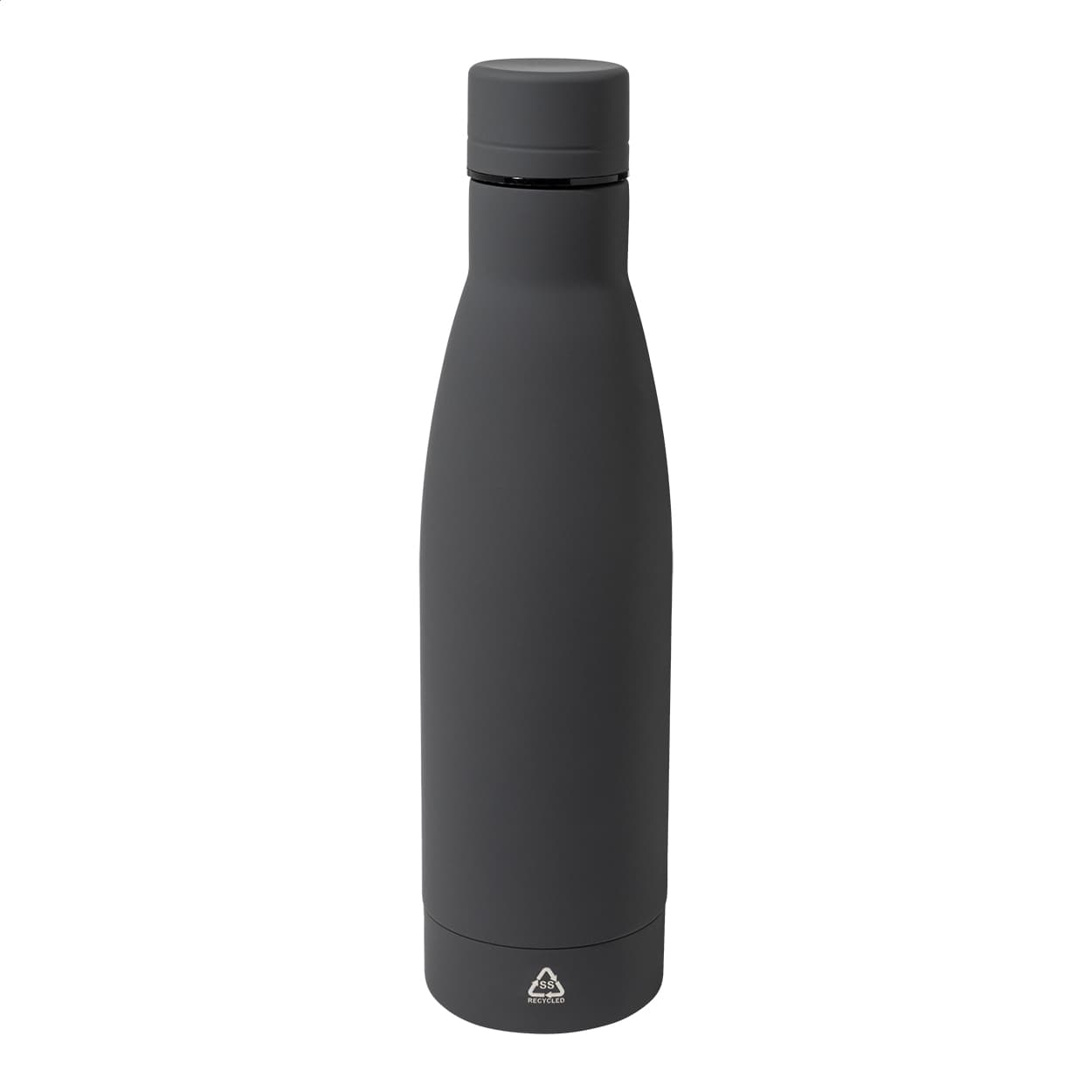 Bouteille en acier inoxydable recyclé coloris Gris