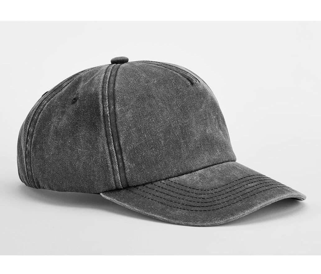 RELAXED 5 PANEL VINTAGE CAP coloris Noir vintage