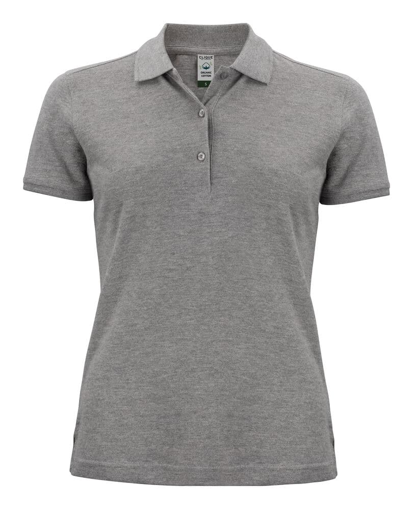 Clique Classic OC Polo Women coloris Gris chiné