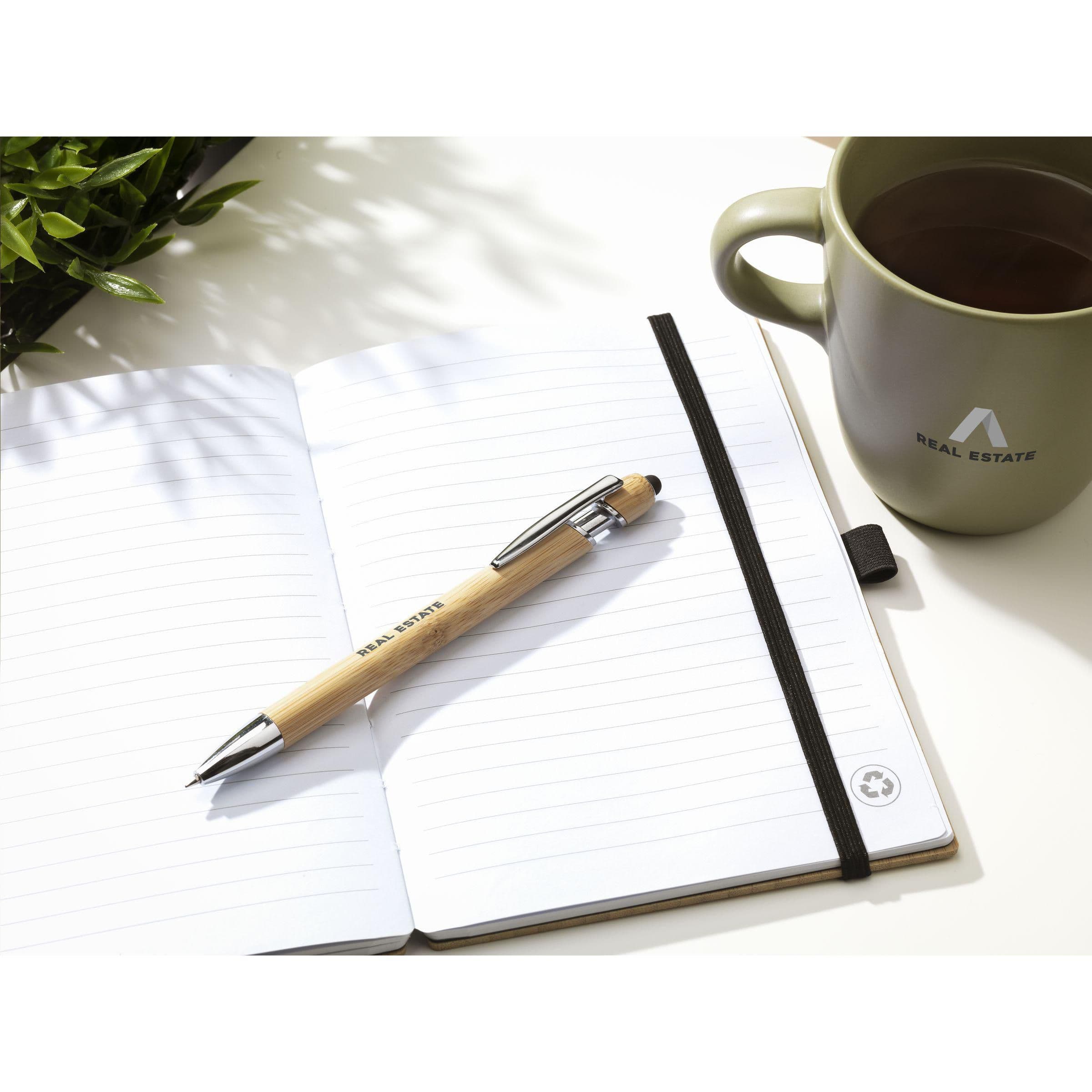 Stylo tactile Luca Touch Bamboo en situation