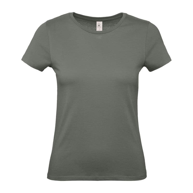 B&C #E150 WOMEN T-SHIRT coloris Kaki Millennial