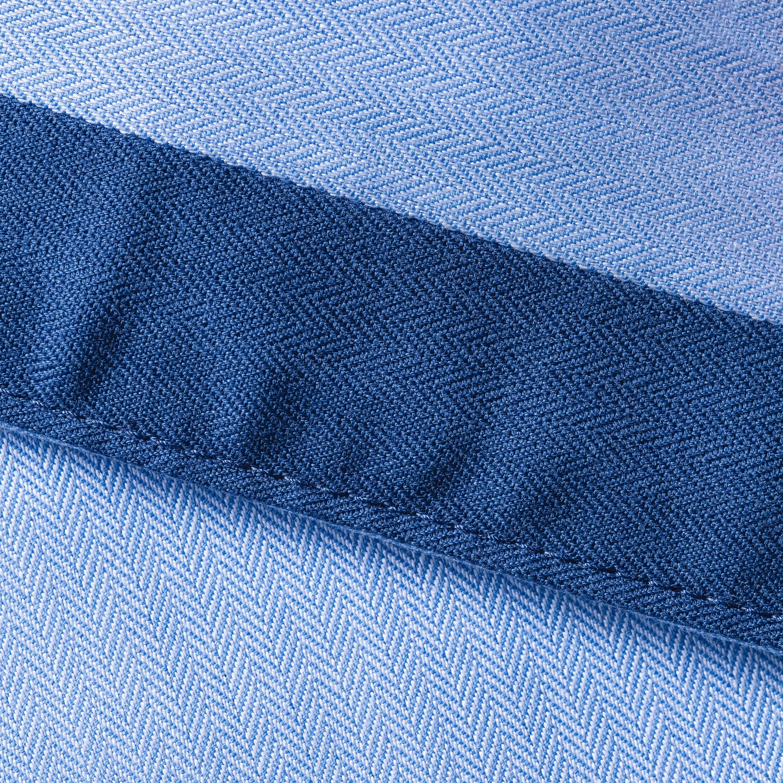 Chemise à motifs chevrons manches longues en situation