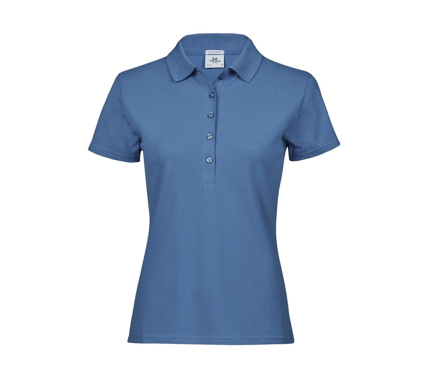 LADIES LUXURY STRETCH POLO coloris Bleu océan